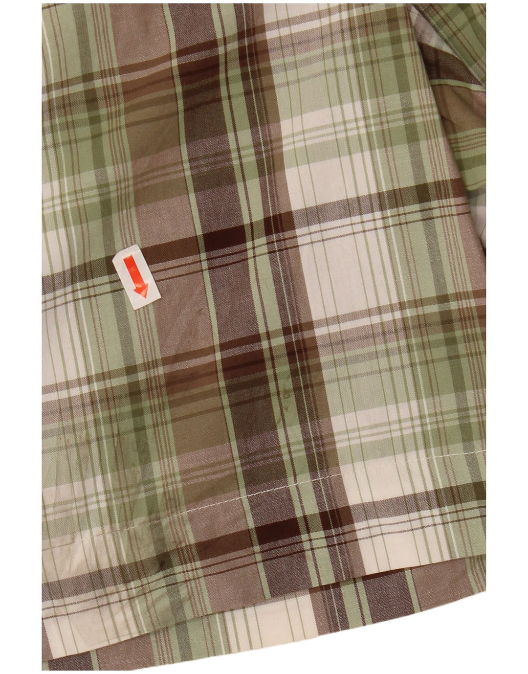 IZOD Chino Shorts til kvinder US 8 Medium W32 Khaki ternet bomuld