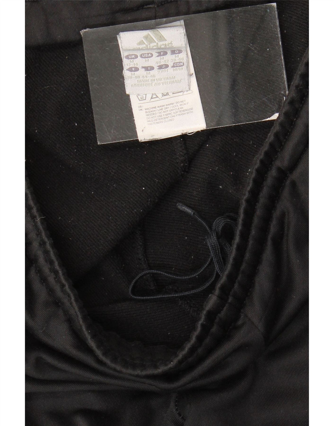 Adidas Træningsdragtsbukser til kvinder UK 12/14 Medium Sort Polyester