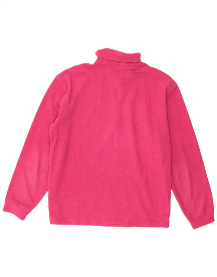 Invicta Fleece Jumper med lynlås til kvinder UK 14 Medium Pink Polyester