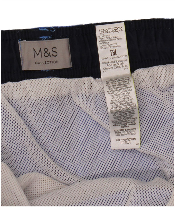 Marks & Spencer Badeshorts til mænd 3XL blå polyester