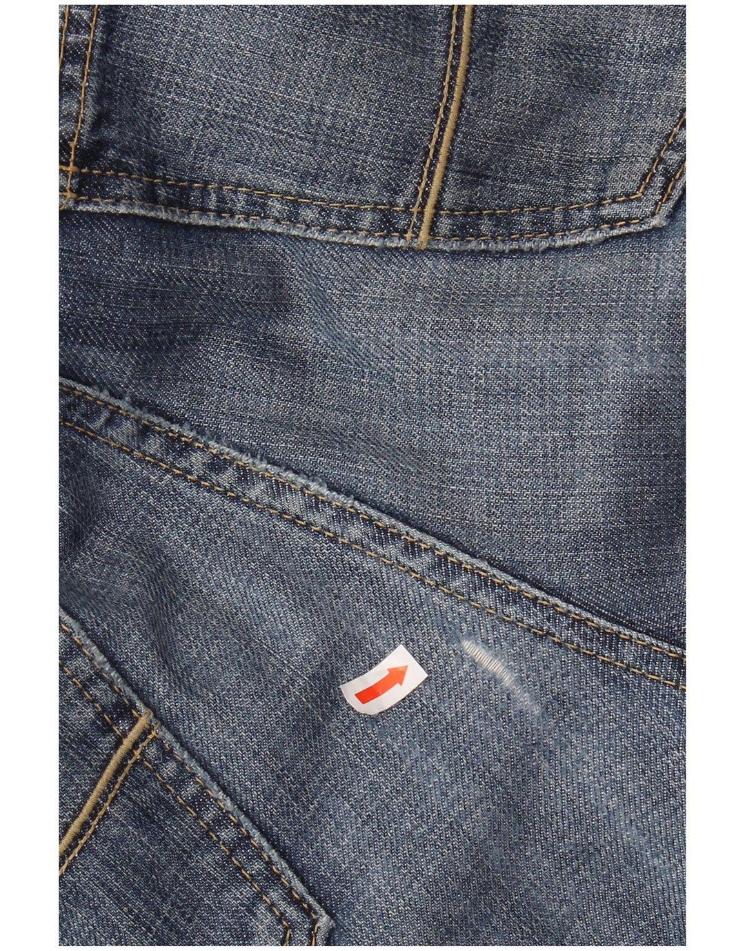 TOMMY HILFIGER Straight jeans til mænd W33 L32 blå bomuld