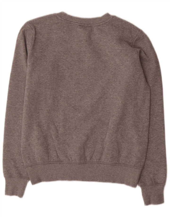 Champion Dame Sweatshirt Jumper UK 10 Lille Grå Bomuld