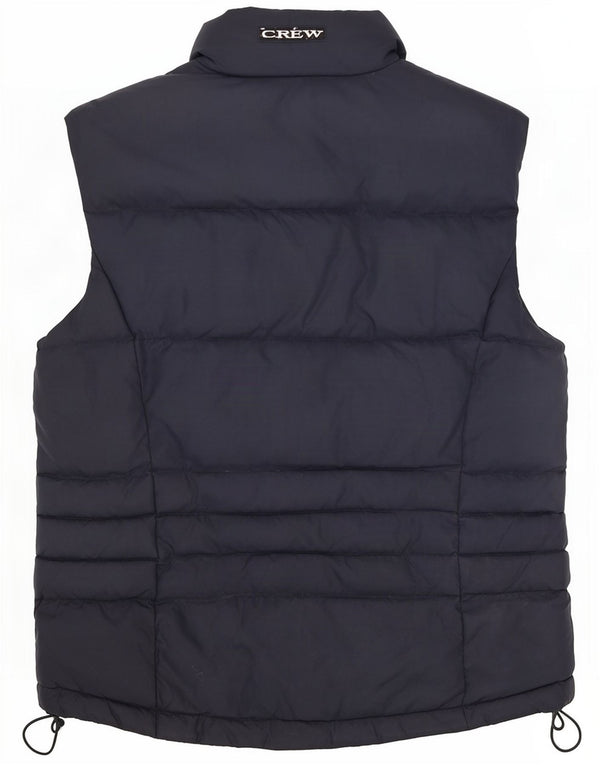 Besætningstøj Dame Polstret Gilet UK 12 Medium Navy Blue Nylon