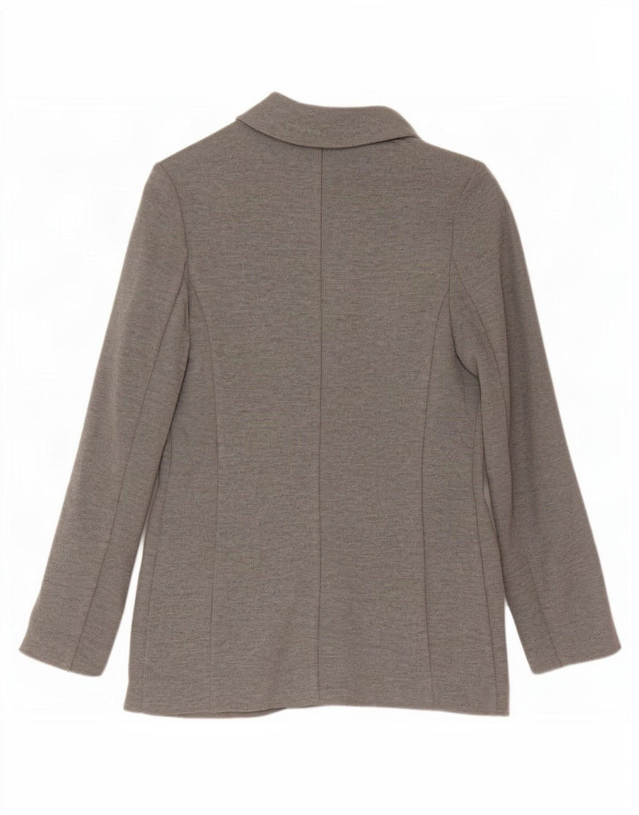 Marks & Spencer Dame afslappet pasform blazerjakke UK 6 XS Grå polyester
