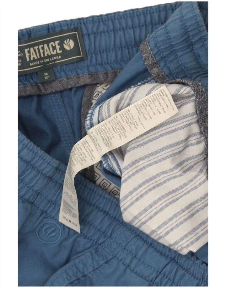 Fat Face Herre Chino Shorts W36 Stor Blå Bomuld