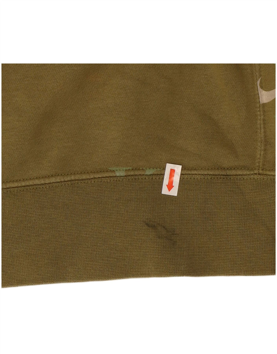 Nike Herre grafisk hættetrøje Jumper Medium Khaki Bomuld