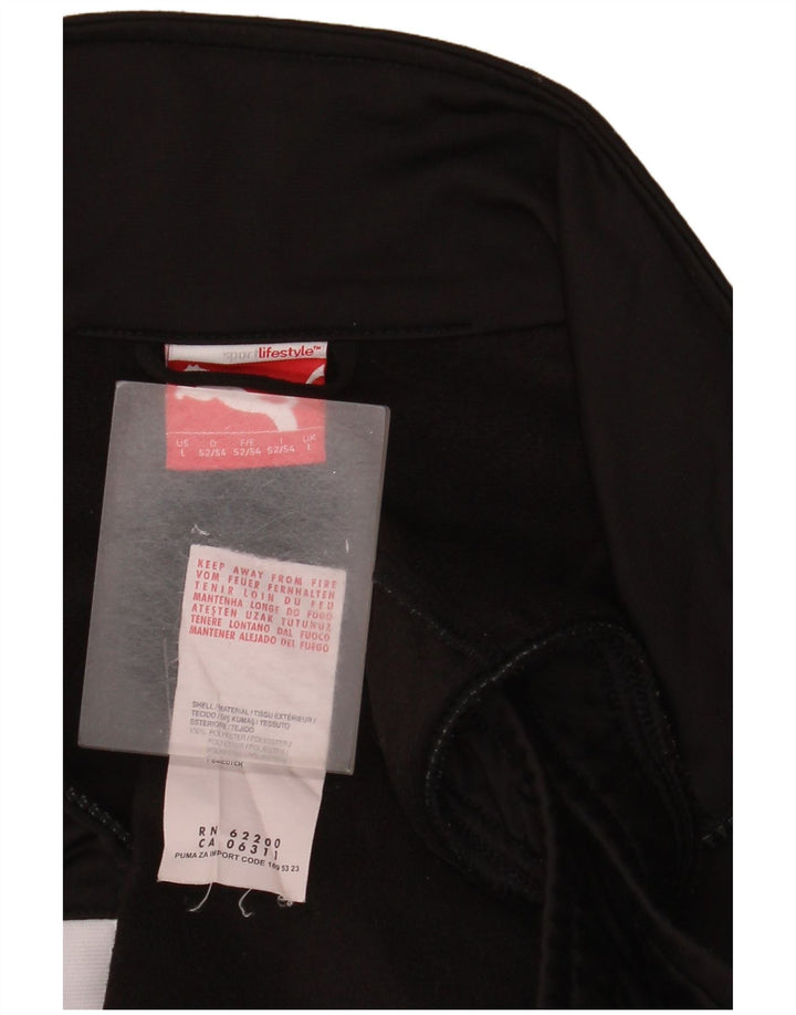 Puma Træningsdragt Topjakke til mænd Stor Sort Colourblock Polyester