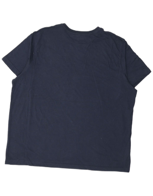 Eddie Bauer herre T-shirt top 2XL marineblå bomuld