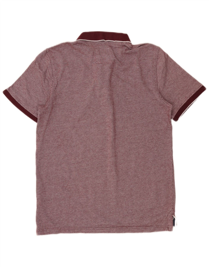 Besætningstøj Herre poloshirt Medium Bourgogne bomuld