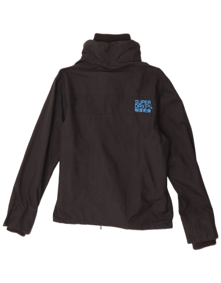 Superdry Herre The Windcheater Windbreaker Jacket UK 36 Small Black Nylon