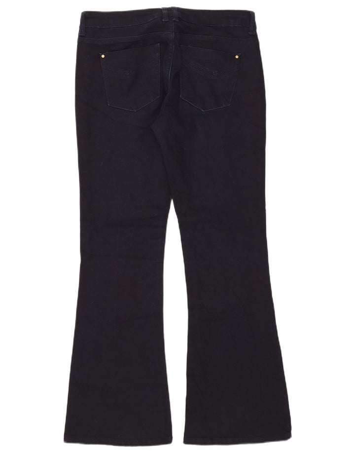 Topshop Dame Flared Jeans W30 L30 Marineblå Bomuld