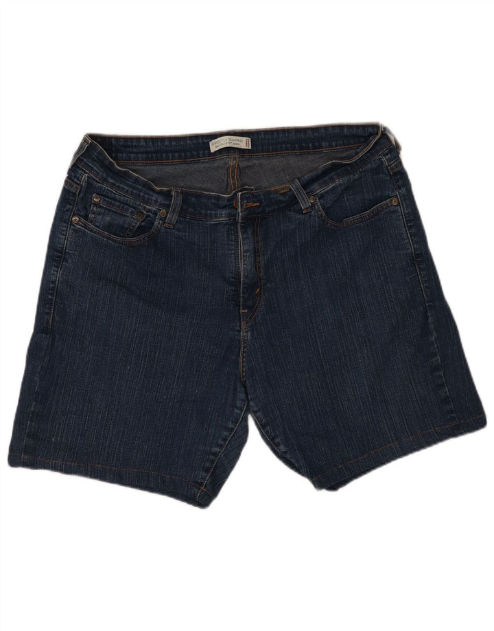 LEVI'S Dame 512 denimshorts US 20 3XL W40 Blå Bomuld