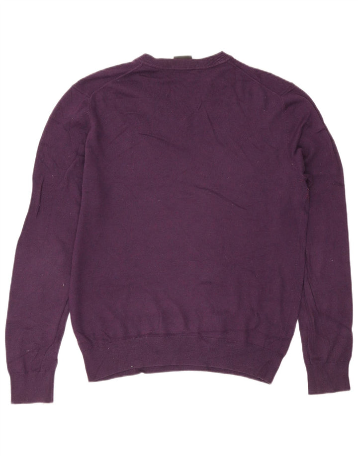 Paul Smith Herre V-hals sweater Medium Lilla Bomuld