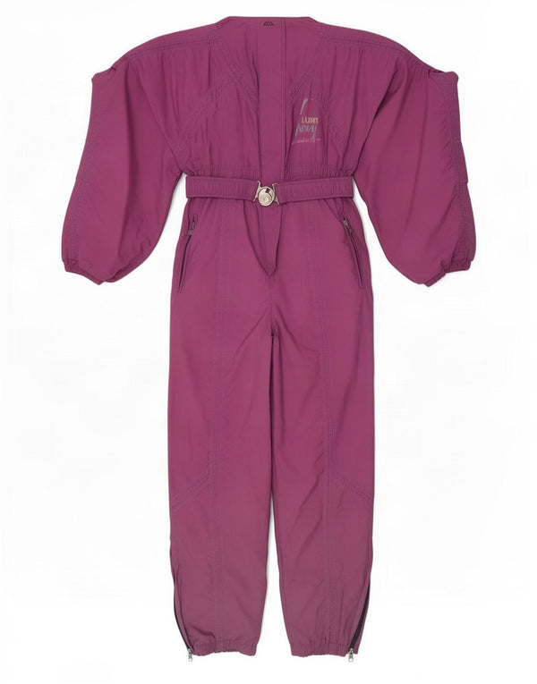 Luhta Dame Ski Jumpsuit UK 14 Medium Purple Polyamid Sports