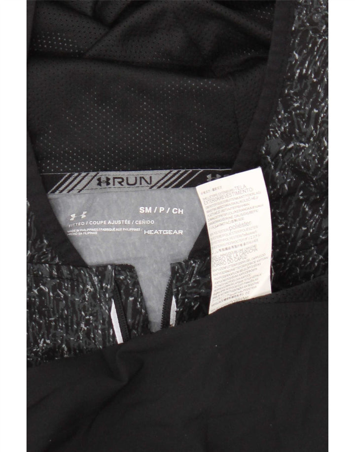 Under Armour Herre Heat Gear Træningsdragt Top jakke Small Black Colourblock