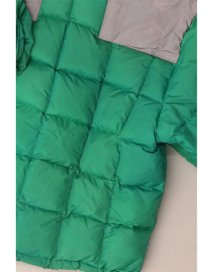 INVICTA Herre hættepolstret jakke IT 48 Medium Turkis Colourblock Nylon