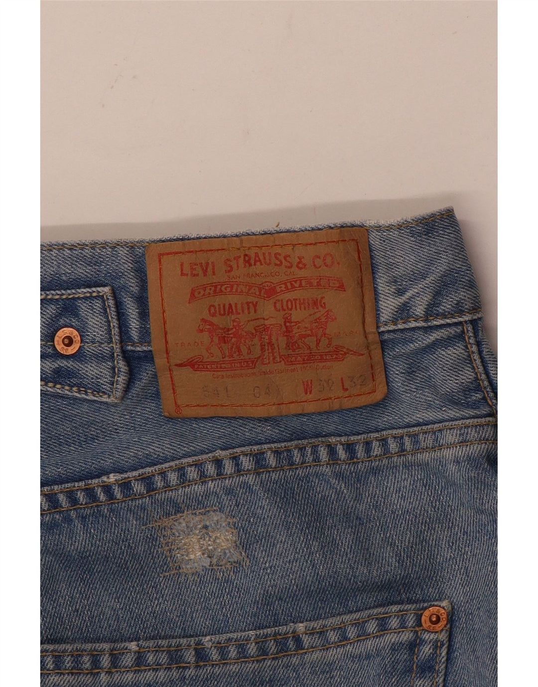 Levi's Herre 541 tilspidsede jeans W32 L32 Blå