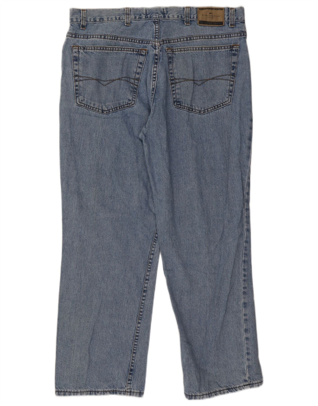 Marks & Spencer Straight Jeans til mænd W38 L29 Blå bomuld