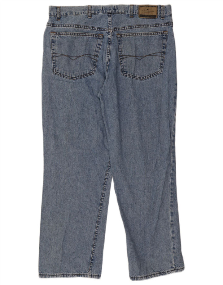 Marks & Spencer Straight Jeans til mænd W38 L29 Blå bomuld