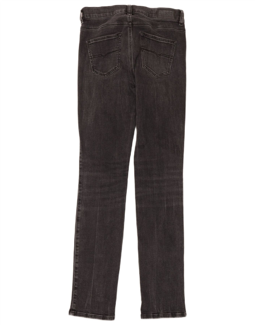 DIESEL Dame Sandy Regular Slim Fit Straight Jeans W24 L32 Grå Bomuld