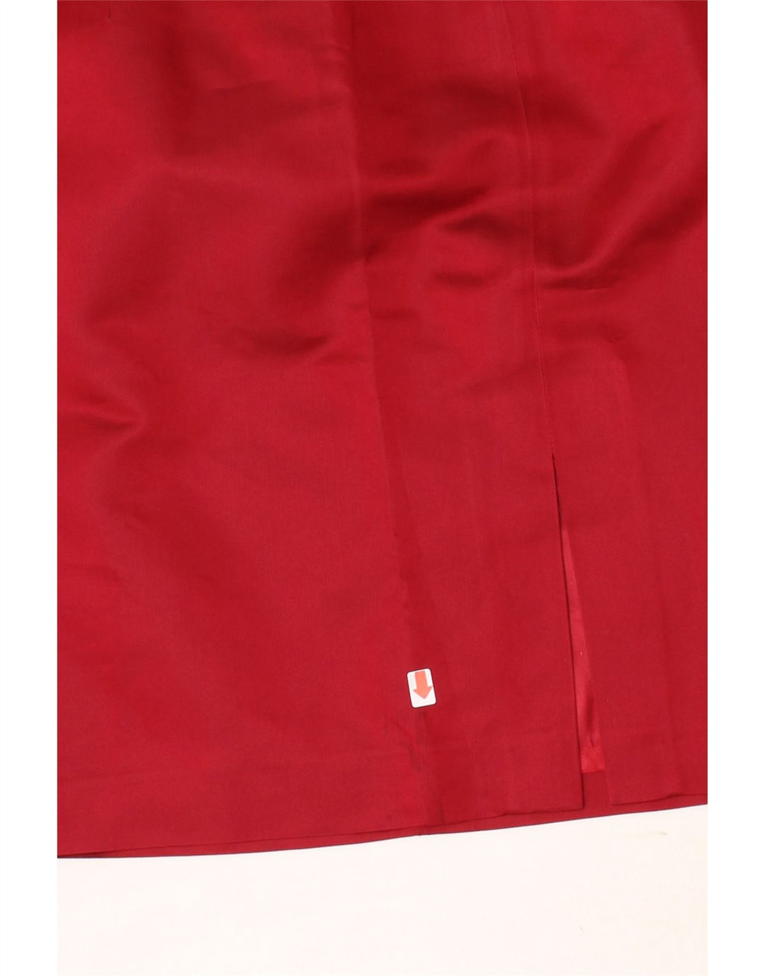 MISSTWIDD Womens High Waist Pencil Skirt IT 42 Medium W26 Red Acetate Vintage Misstwidd and Second-Hand Misstwidd from Messina Hembry 