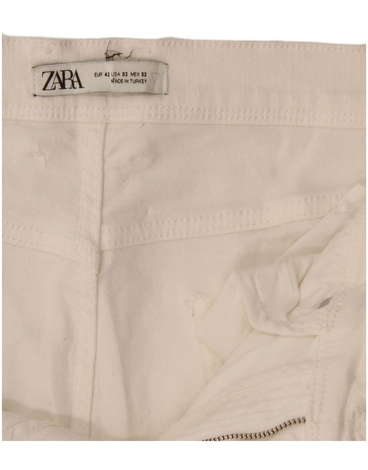 Zara Herre Slim Jeans EU 42 Large W32 L29 Hvid