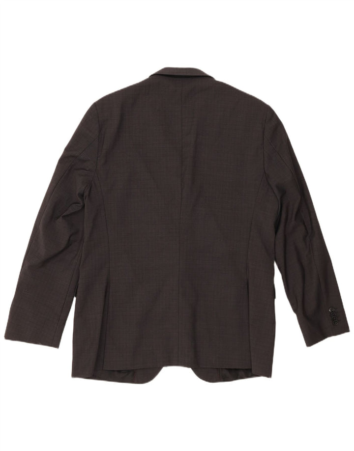 Hugo Boss Herre 2-knaps blazerjakke EU 52 XL Grå Virgin Wool