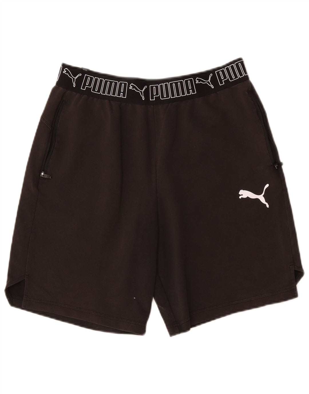 Puma Herre grafiske sportsshorts Medium sort bomuld