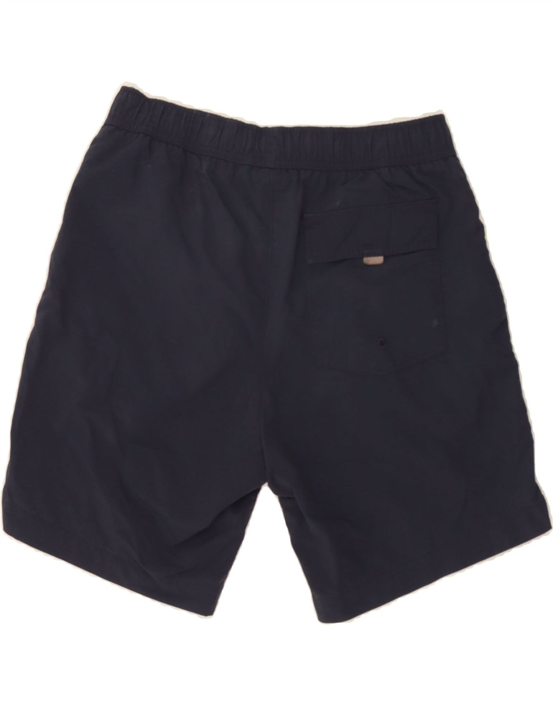 CHAMPION Mens Graphic Sport Shorts Small  Navy Blue Polyester Vintage Champion and Second-Hand Champion from Messina Hembry 