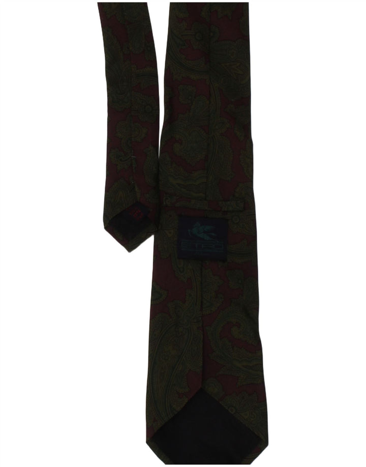 Etro Herre slips One Size Khaki Paisley Silke