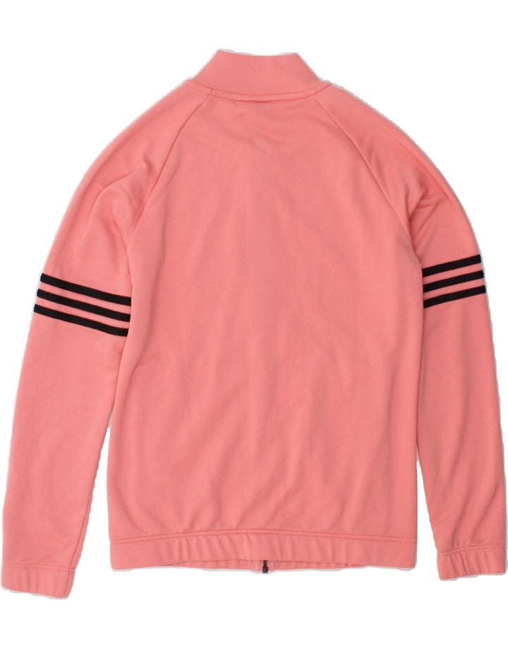 ADIDAS Womens Tracksuit Top Jacket UK 14 Medium Pink Vintage Adidas and Second-Hand Adidas from Messina Hembry 