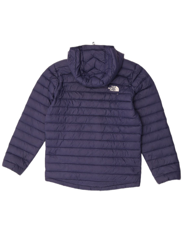 The North Face Boys Polstret hættejakke 11-12 år Stor marineblå nylon