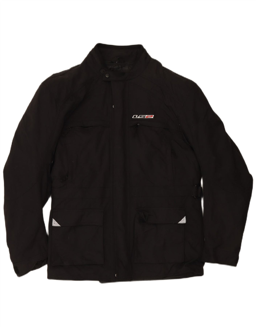 LS2 Herre Apparel Graphic Racer Jacket UK 48 4XL Sort Polyamid