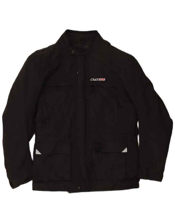 LS2 Herre Apparel Graphic Racer Jacket UK 48 4XL Sort Polyamid
