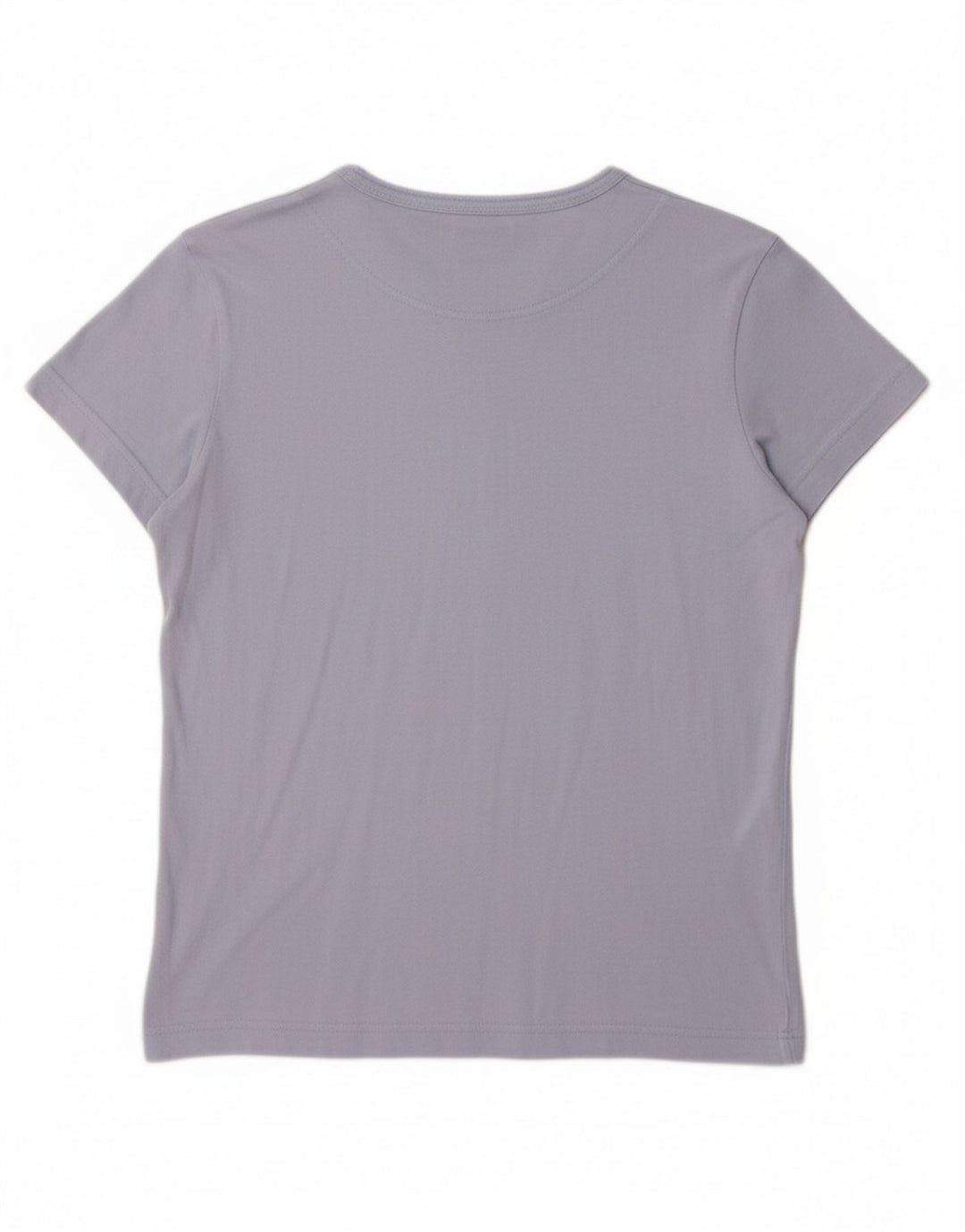 CHAMPION Womens Graphic T-Shirt Top UK 12 Medium Blue Cotton