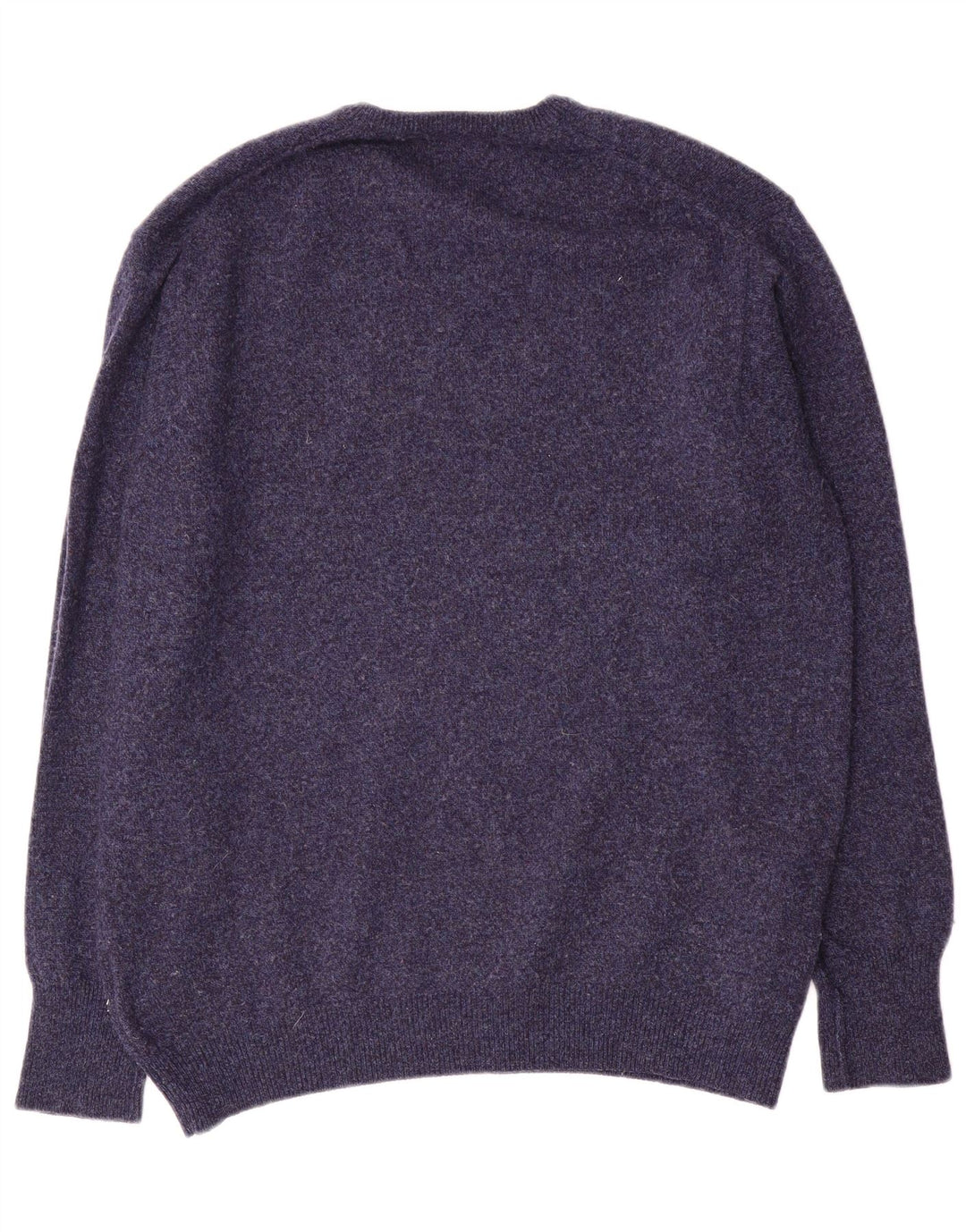 Marks & Spencer Herre V-hals sweater Medium Marineblå Flecked Uld