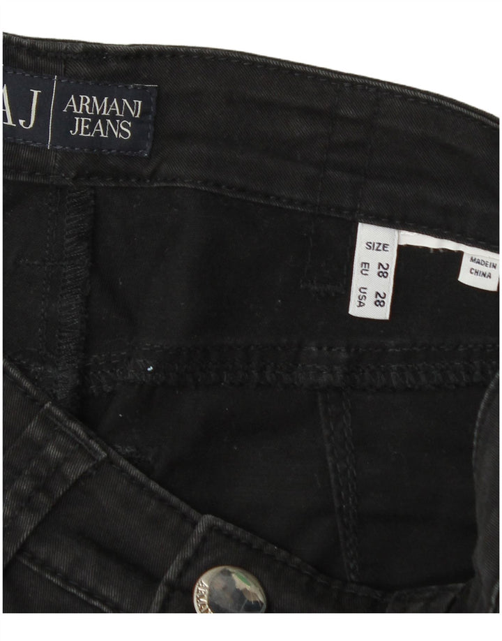 Armani Lige Jeans til kvinder W28 L30 Sort