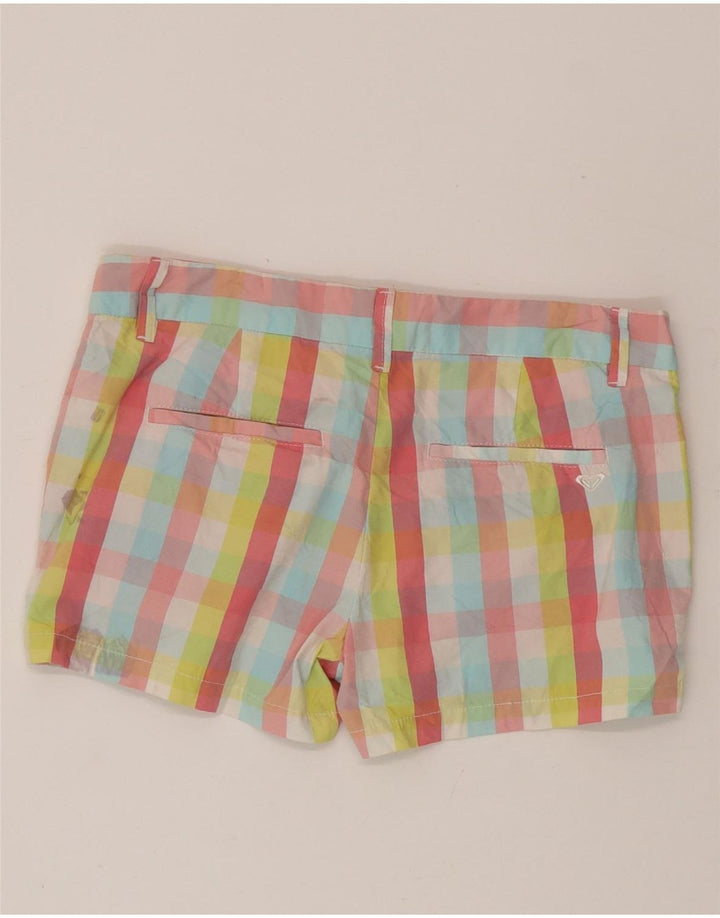 Roxy Womens Hot Pants Medium W30 Flerfarvet Gingham Bomuld