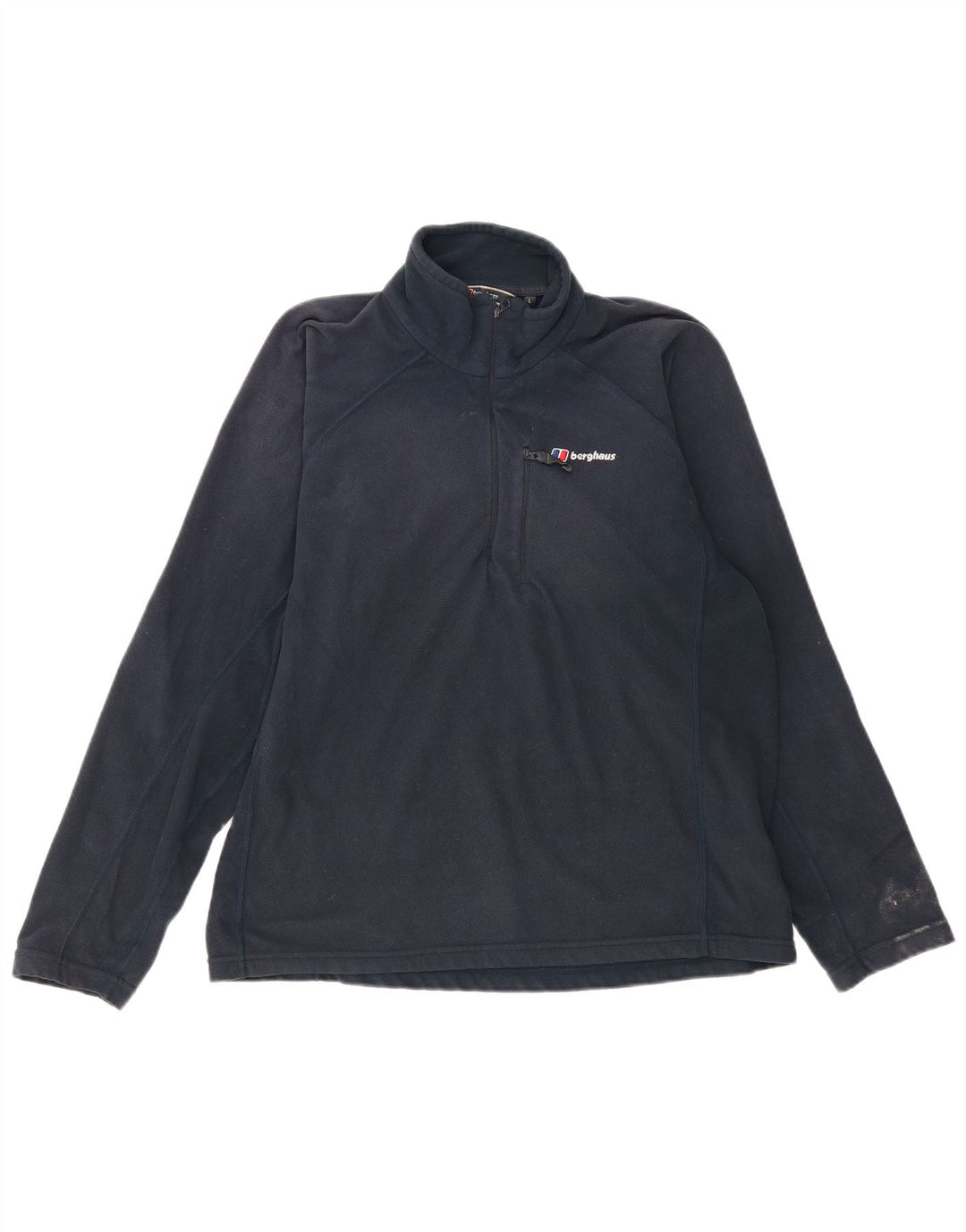 BERGHAUS Fleece Jumper med lynlås til mænd Large Navy Blue Polyester