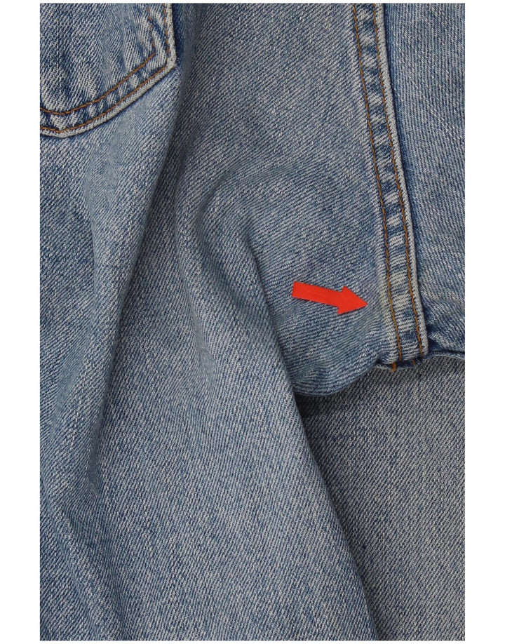 Levi's Herre 595 Straight Jeans W34 L28 Blå Bomuld