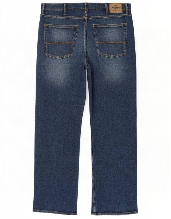 Wrangler Straight Jeans til mænd W36 L30 blå bomuld