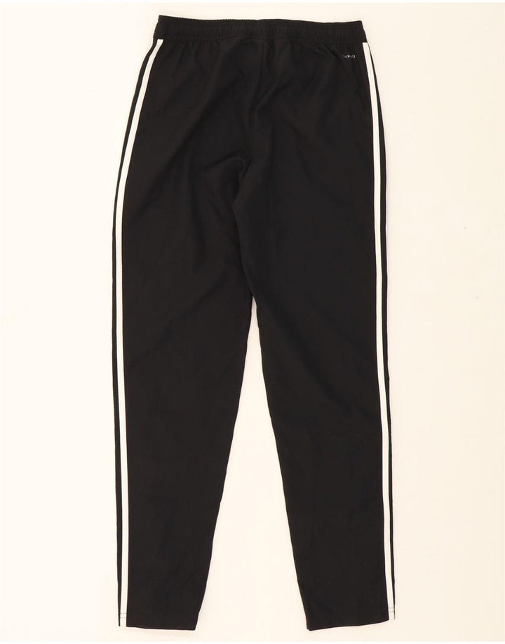 ADIDAS Boys Climalite Tracksuit Trousers 13-14 Years  Black Polyester Vintage Adidas and Second-Hand Adidas from Messina Hembry 