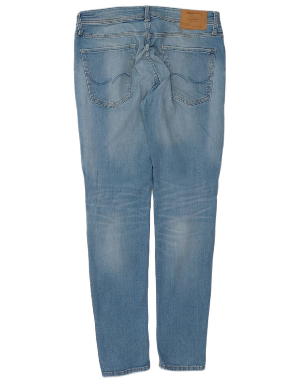 Jack & Jones Herre Liam Skinny Jeans W34 L32 Blå Bomuld