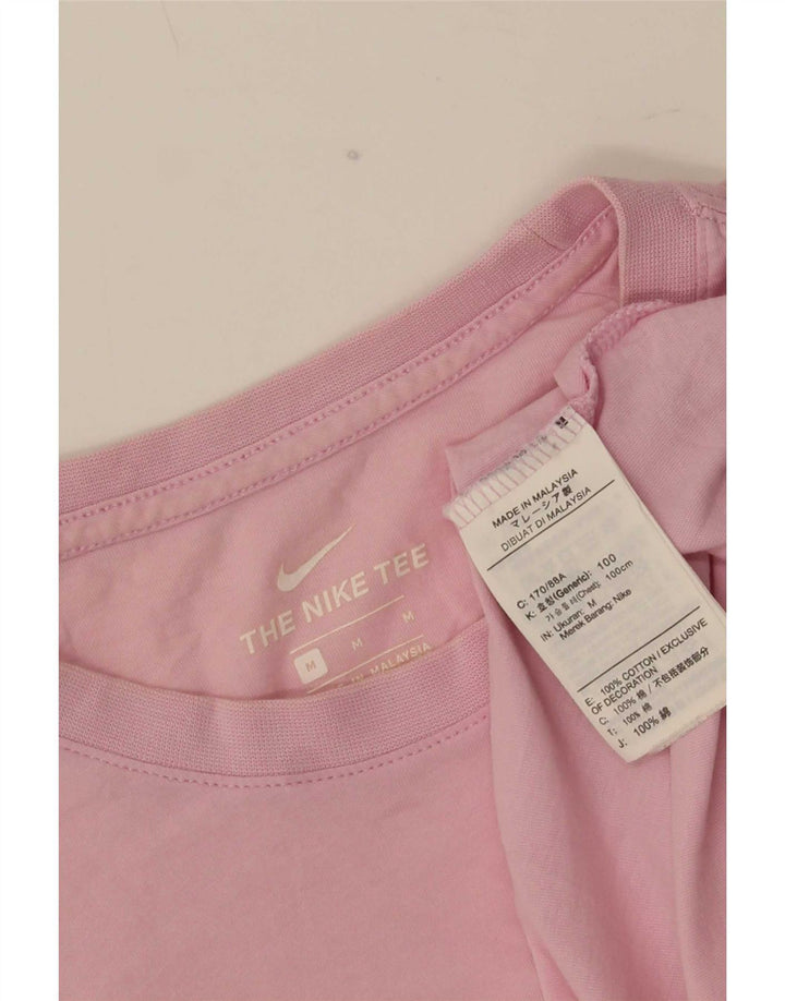 Nike Herre T-shirt Top Medium Pink Bomuld