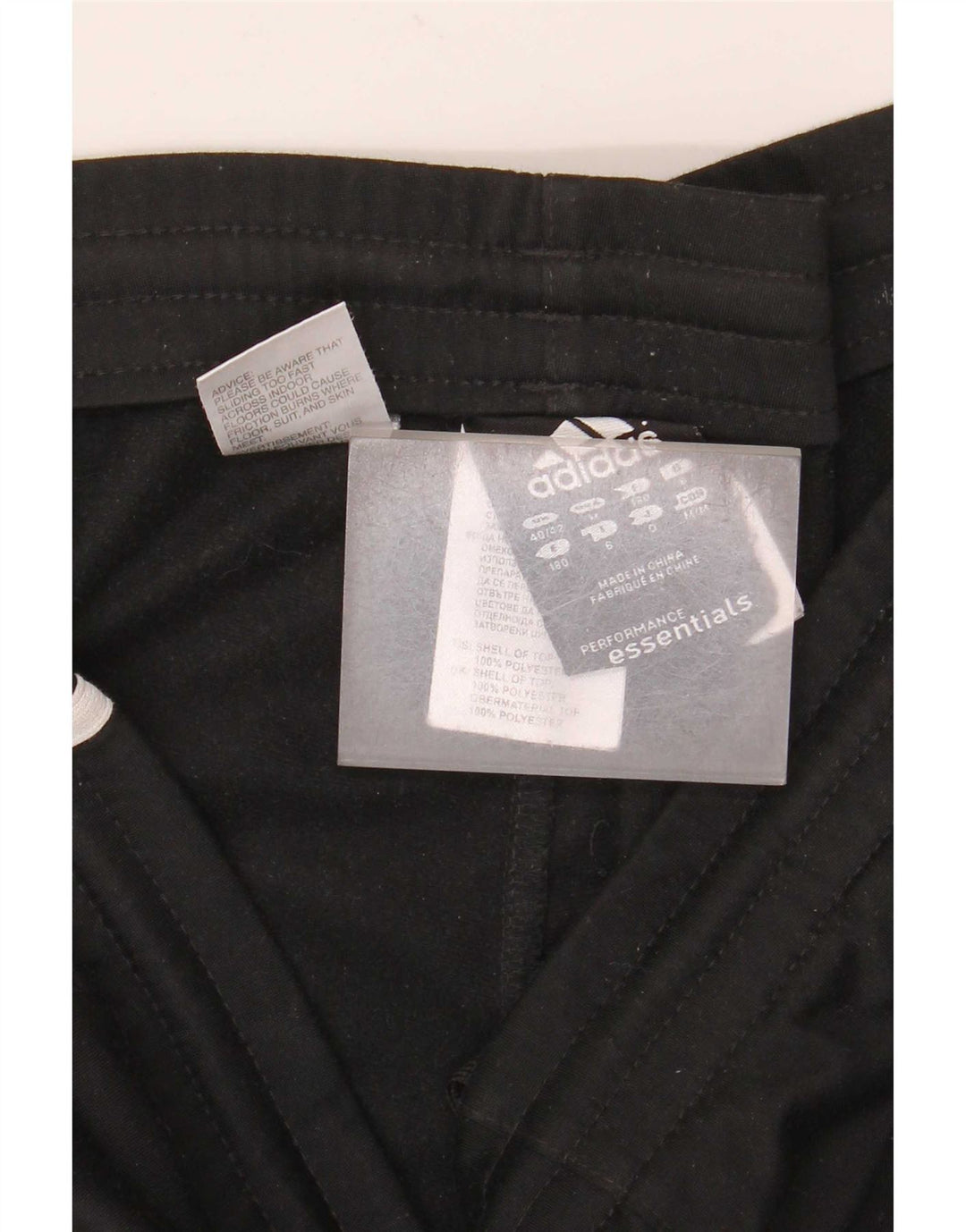 Adidas Træningsdragtsbukser til mænd UK 40/42 Medium Sort Polyester