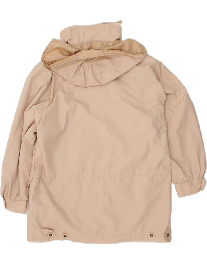 ANUCCI Womens Hooded Parka Jacket UK 14 Large White Vintage Anucci and Second-Hand Anucci from Messina Hembry 