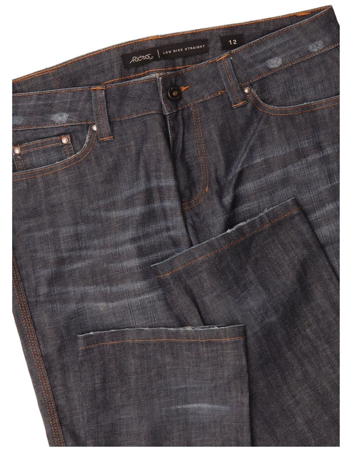 LEE Dame Ryttere Lavtalje Lige Jeans US 12 Large W34 L33 Navy Blue