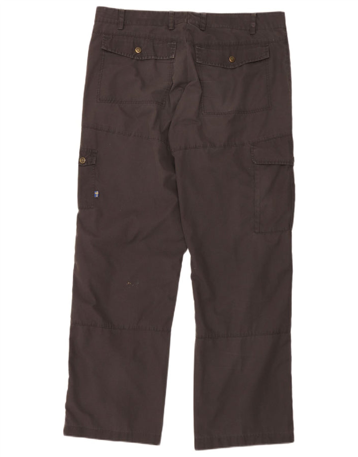 Fjall Raven Herre Straight Cargo Bukser W38 L32 Brun Polyester