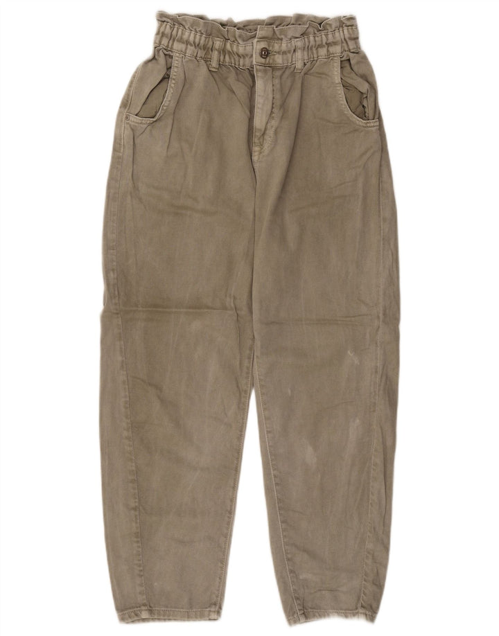 Zara Womens Tapered Jeans EU 38 Small W28 L25 Beige