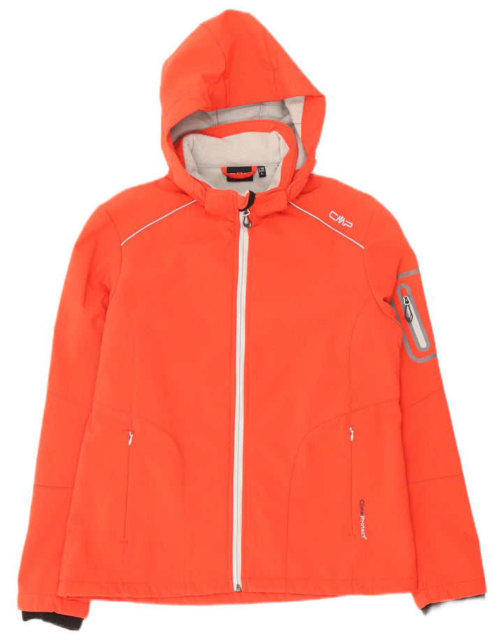 CMP Dame Hætte vindjakke EU 42 Large Orange Polyester
